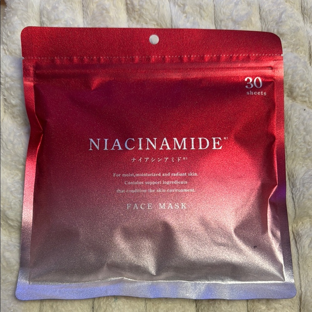 Niacinamide Face Masks 30 count NWT